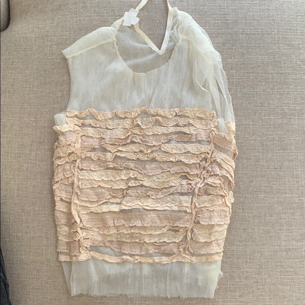 Sheer tank top